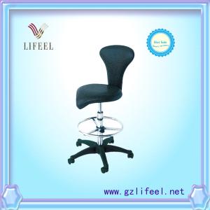 China fashionable salon furniture Barber chair for sell stool with backrest footrest factory