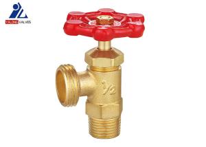 China Cast Iron Handle Wheel 1.6Mpa Brass Angle Valve HPb 3 Boiler Drain Valve factory