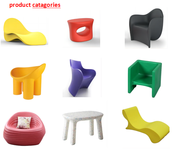 Solid Durable Roto Molded Furniture Rotational Moulding PE Plastic Chair
