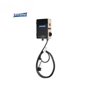 China Car Type 2 Ev Charger 7kw Electric Vehicle Charging Pile Single Gun IP54 Wall Mounted factory