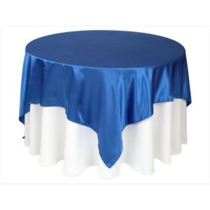 Polyester Hotel Table Cloth Customized With Jacquard Design 70cm Fall