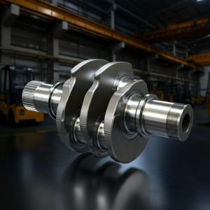 Efficiently Processed Steel Crankshaft Assembly Heavy Duty