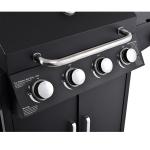 Backyard BBQ Smokeless Portable Outdoor BBQ Gas Grill Smoker with Temperature