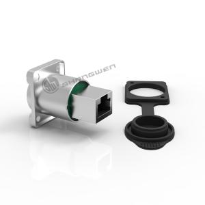 China Female Industrial Waterproof Rj45 Connector for Outdoor Industrial Chassis factory