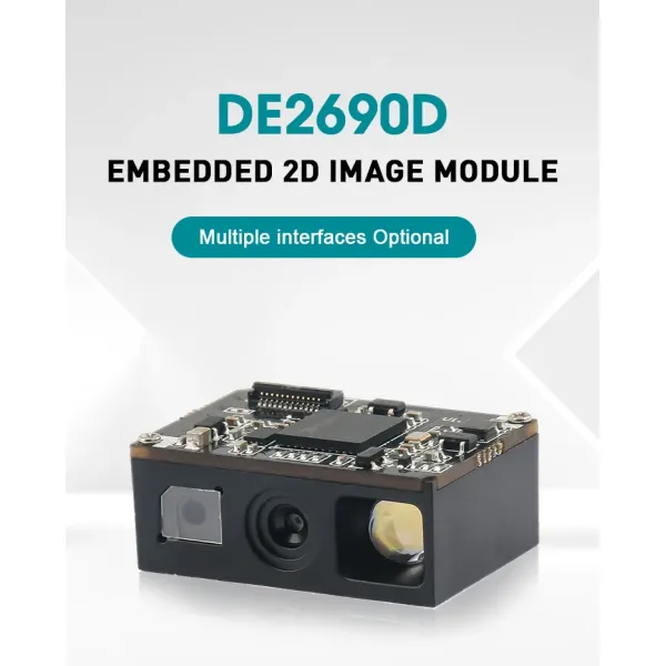 Embedded 2D Barcode Scanning Engine Ocr ID Card Passport Barcode Scanning Module