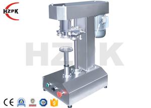 China Stainless Steel Semi Auto Capping Machine , Tinplate Can Sealing Machine factory