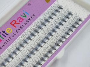 China Beauty Salon Pre - Made Fan Eyelash Extensions , 0.07mm Volume 10D Eyelash Extensions factory