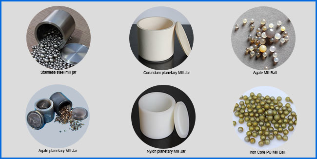 12L Durable Semi - Circle Planetary Mill Machine in Nano Powder Milling
