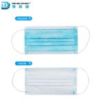 Hypoallergenic NIOSH 3 Ply Non Woven Face Mask