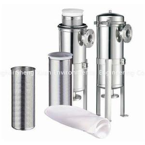 China Fluid Filtration 114MM Cylinder Bag Filter Housing factory