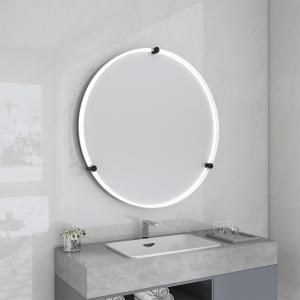 China Modern Bedroom Vanity Mirror With Lights Seamless Light Up Vanity Mirror factory