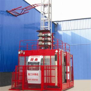 China 2t load building lifter construction hoist for export factory