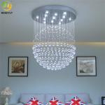 GU10 K9 Luxury Crystal Led Pendant Light Modern Classic Style
