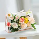 Chocolate Candy Packaging Folding Gift Box , Color Printing Flower Packaging Box