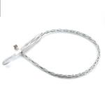 Wire Rope Cable Snake Pull Grips Without Link Standard in Silvery White with