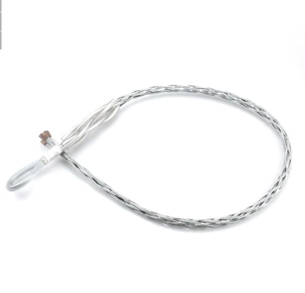 Wire Rope Cable Snake Pull Grips Without Link Standard in Silvery White with