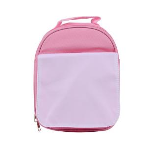 China Portable Canvas Sublimation Lunch Handbag Printable Lunch Bag For Sublimation Printing factory