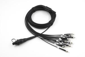 China IP67 Waterproof MPO Breakout Cable With MPO To LC Connector For Outdoor Use factory