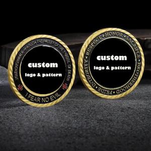 China Round Custom Bronze Coins Customized Size Personalized Gold Coins factory