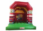 Cheap price inflatable fire engine jumping PVC inflatable bouncer house
