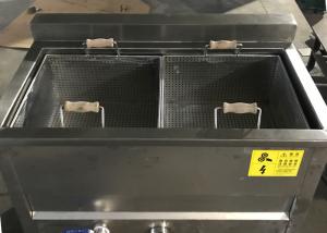 China Automatic Gas Potato Chips Frying Machine Nuts Onion Peanut Frying Machine factory
