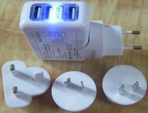 China Four-USB Port Wall Charger factory