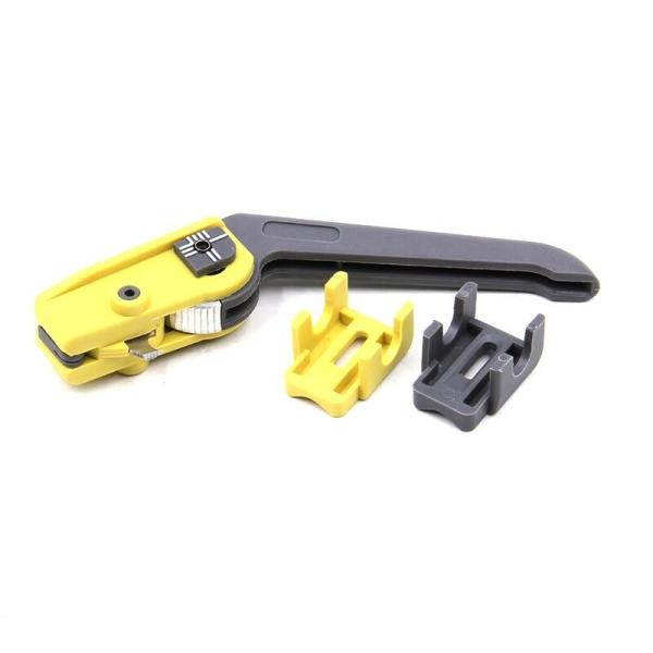 Yellow Fiber Optic Cable Tools Longitudinal Cable Sheath Slitter FTTB FTTX