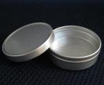 Aluminum Round Cosmetic Packaging/Cream Jar /Aluminum Jars With Press Cap-25G &