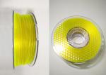 Special Flexible Rubber Material PLA 3D Printer Filament 1.75mm 2.85mm In Yellow