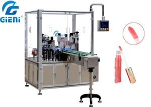 China Liquid Paste Material Cosmetic Filling Machine For Lip Gloss 1 - 100ml Filling Volume factory