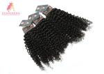 Black Brazilian Hair Extensions / Deep Curly Hair Weave 2 Years Life Time