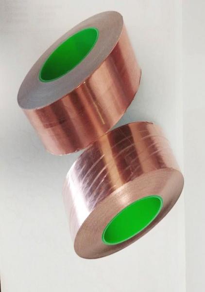 0.06mm 50mm 99.95 Copper Foil Tape With Conductive Adhesive Emi Shielding EMI