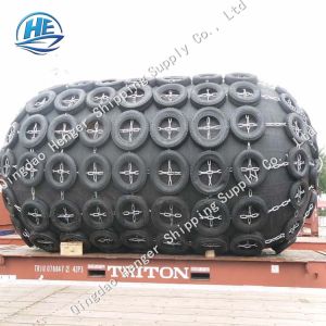 D3.3x6.5m Yokohama Pneumatic Fender ISO17357 Certificate For Ship To Ship