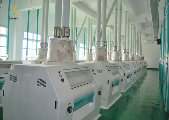 560KW Power Industrial Flour Mill Equipment 150 TPD Wheat Flour Mill