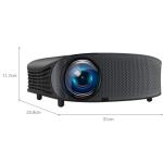 Home Theater Projector Full HD 3D 1080p Mini Projector YG600
