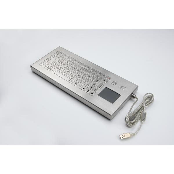 Explosion Proof Stainless Steel Industrial Keyboard With Resistive Touchpad IK09 For Mining