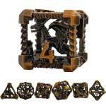 Hollow Multi -Noodle Metal Dice Flying Dragon Dungeon And Dragon DND