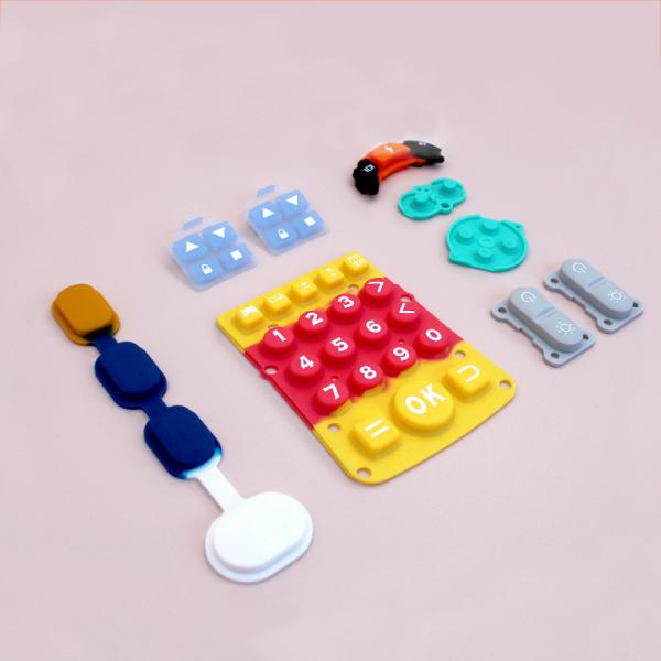 S7 Silicone Injection Molding Compression Molding 0.1-0.01mm For Silicone Rubber