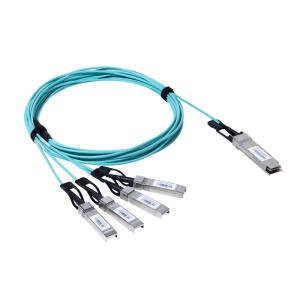 China 1m (3ft) Juniper Compatible 40Gbps QSFP+ Active Optical Cable factory