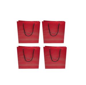 China Lightweight Custom Paper Shopping Bags Eco-Friendly Customized Size For Gift factory
