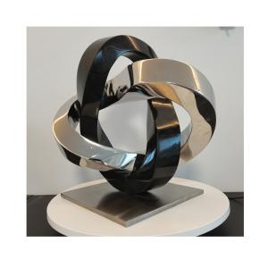 China Modern Stainless Steel Abstract Art Sculpture For Interior Decoration factory
