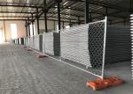 8'x14' chain link fence panels for construction site heavy duty design cross