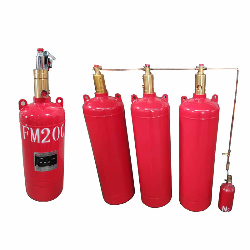 120L FM200 Fire Extinguishing System With Mechanical Emergency Activation Mode