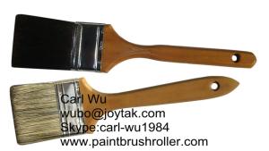 China Natural bristle Chinese bristle synthetic mix 2 piece paint brush sets wood handle plastic handle 2 inch PBS-003 factory