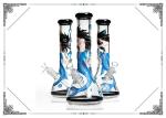 PHOENIX STAR 7MM Beaker Glass Bong Smoking Water Pipe Mermaid Facing