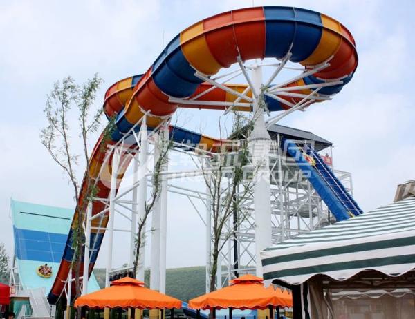 Adults Aqua Slide , Customized Boomerang Aqua Slide in Gaint Aqua Park for Water