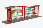 High Performance Cantilever Bus Shelter , Beautifully Bus Stop Shelter Design