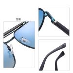 Custom Square Frame Metal Sunglasses Filters UV Polarized Lens 62mm Lens