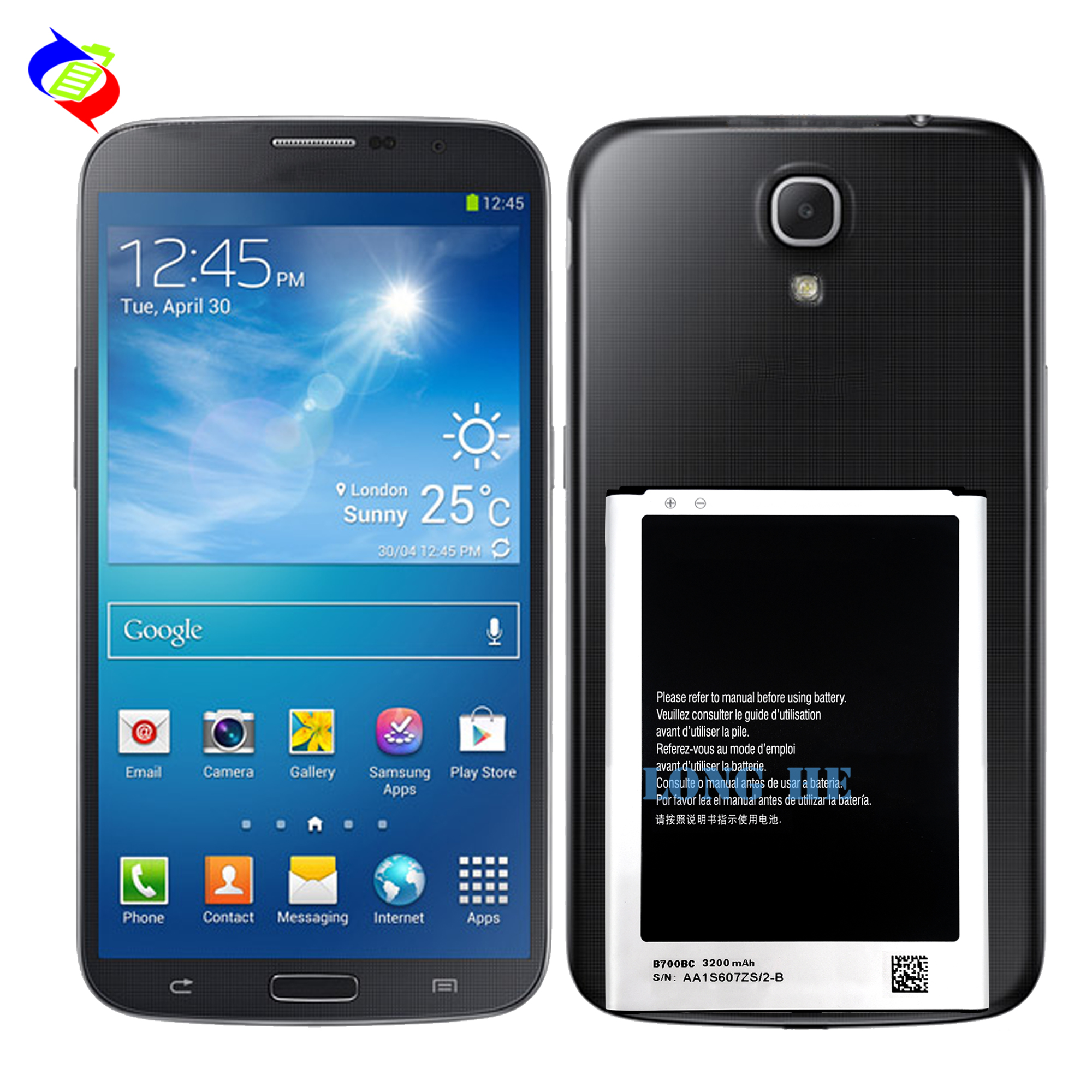 Long-lasting High Capacity Battery B700BC for Samsung Galaxy S2 I9200 I9205 I9208