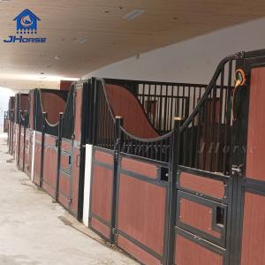 China Swing Door Or Sliding Door Horse Stable Steel And Bamboo Or Customized For Durable Stable factory